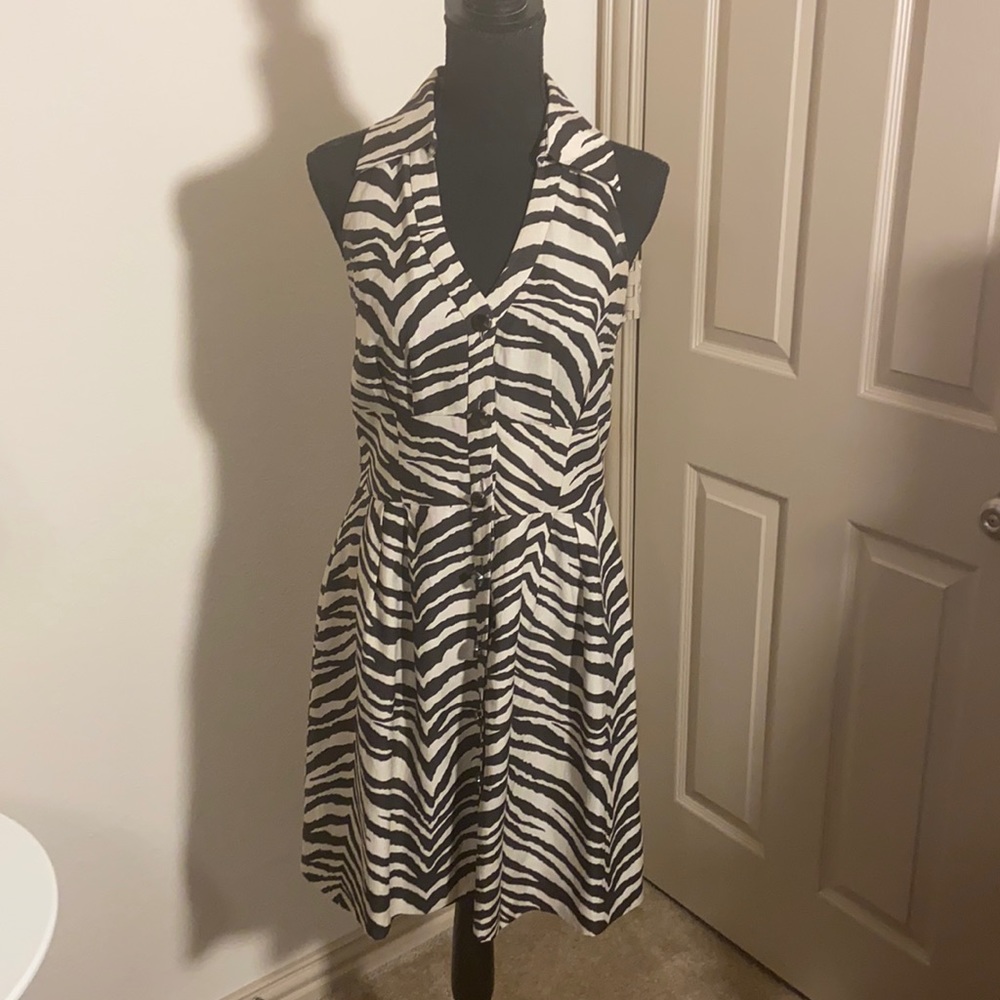 Antonio Melani zebra print dress